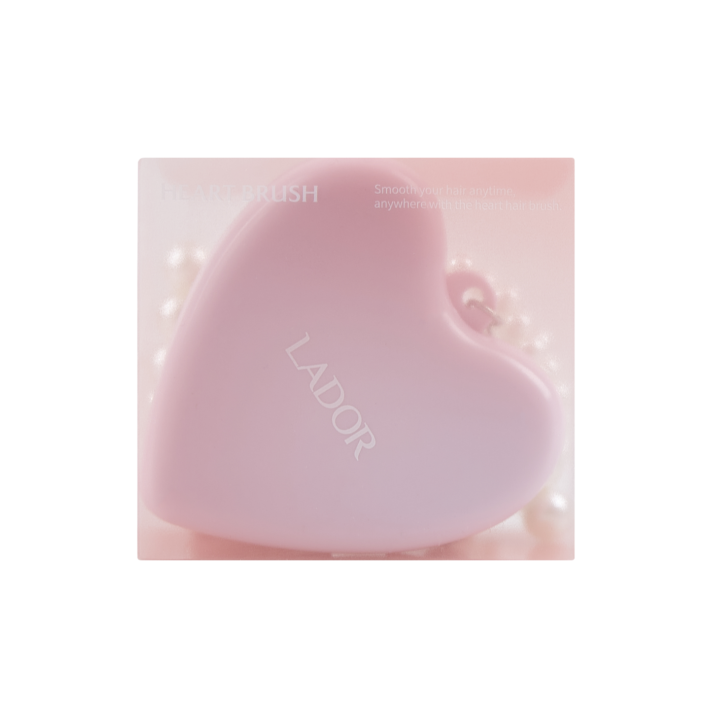 【Limited Gift Box】LADOR Hair Oil Pink Heart Brush Set